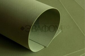 Фоамиран ЭВА 60х70см 2мм оливковый т173_1