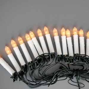 Электрическая гирлянда Свечи на прищепках 25*15 см ч32144