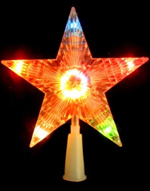 Электрическая фигура Звезда 17см Ч03733