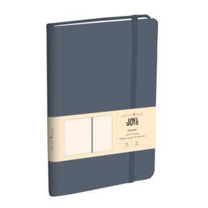 Блокнот  96л Joy Book Серый кожзам БДБТ5963382