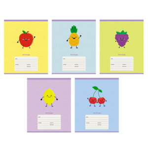 Тетрадь  12л Клетка Фруктовый сад ТК127318