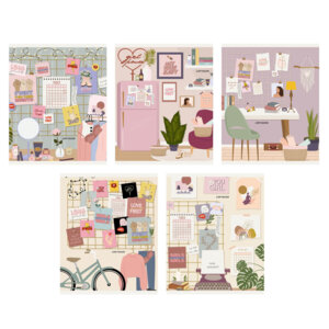 Тетрадь  48л Клетка For girls Серебро ТКФ487285