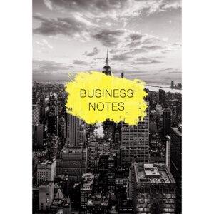 Книга для записей  80л А5 Клетка Business style No1 145х206мм глянц ламин форзац белые ЕТИ580460