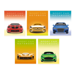 Тетрадь  48л Клетка Sport car 5 диз мел ТК488355