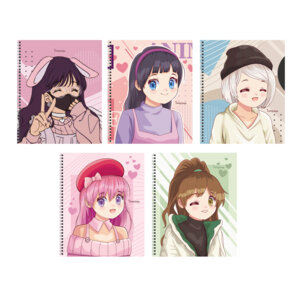 Тетрадь  48л Клетка Милашки Спираль ТСБ488436