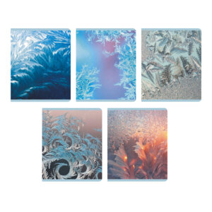 Тетрадь  48л Клетка Морозные узоры ТК488540