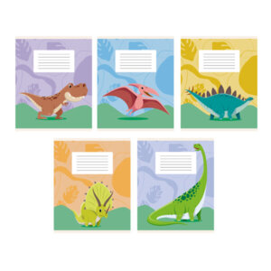 Тетрадь  12л Клетка Динозаврики ТК128278