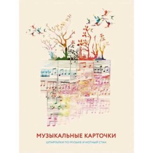 Набор нотных листов со шпаргалками 30л А4 Вдохновение НМК32184