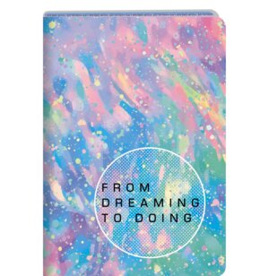 Блокнот 80л А5 Линия/точка Dream book №3 иск кожа БДБТЛ5803651