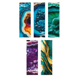 Закладки пластик Самоцветы 5шт 60х205мм ЗП50248