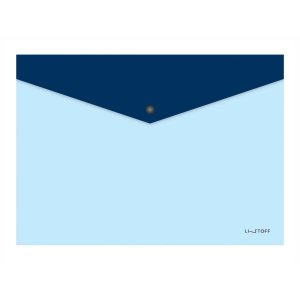 Папка конверт А4 на кнопке 180мкм ПКПФ40209