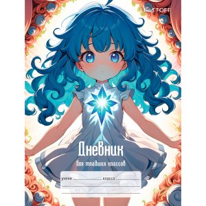 Дневник 1-4 Девочка с голубыми волосами ДМБ254803