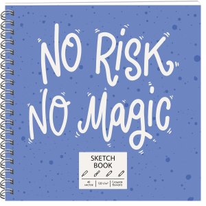 Скетчбук  40л 190х190 Magic 120г/м2 Спираль ТСМ405090