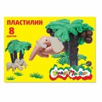 Пластилин  8цв 3+ ПКМ08
