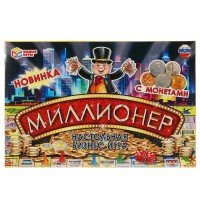Умка Игра Настол Миллионер с монетами Экономическая игра