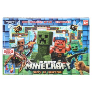 Умка Настол Игра Ходилка По мотивам Minecraft