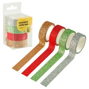 Набор клейких декоративных лент Sparkles 4шт MS_55915