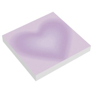 Блок для записей 8,5*8,5см 100л Purple heart на склейке MS_65025