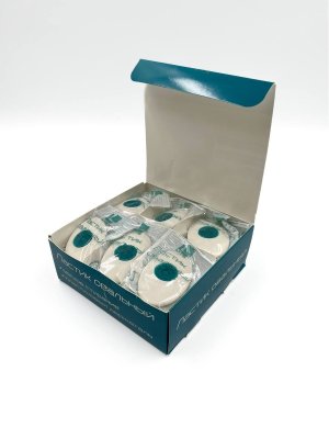 Ластик термопласт резина 40х30х10мм овальный белый мягкий пласт центровка ERLOV