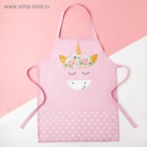 Фартук Этель Cute unicorn 46*60см рогожка 160 г/м² 100% хлопок 4645400