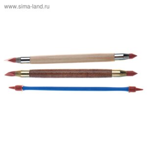 Набор кистей резиновых 3 штуки двусторонние 1716328