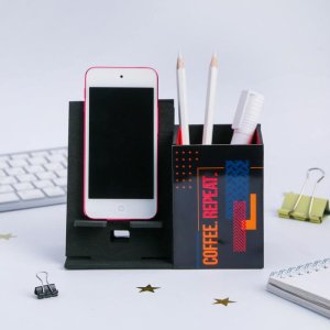 Органайзер с подставкой под телефон Геометрия кофе 5460147