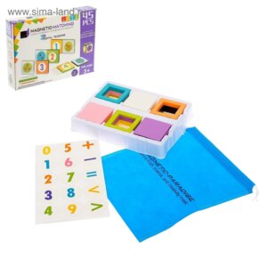 Конструктор магнитный Обучающая математика 45 деталей 4515169