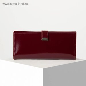 Кошелек жен 10-02-01 19*2*9 отд для кред и монет шик Бордо 2741808