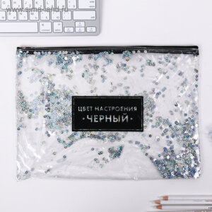 Папка шейкер А4 Цвет настроения Черный 4074226