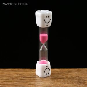 Часы песочные Зубик на 5 минут красные 10х2см 2996838