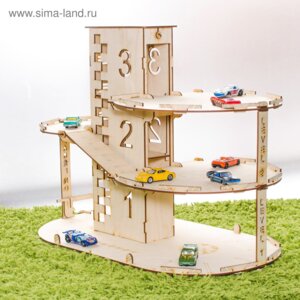Конструктор Автопаркинг с лифтом для машин 3101 2786925