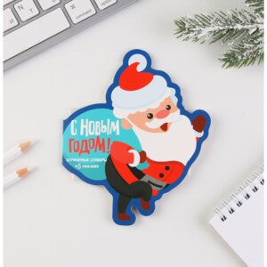 Набор бумажные стикеры 20л +5 наклеек С Новым Годом 6942238