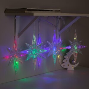 Гирлянда Нить DCR 2м с насад Полярная звезда 27х19.5см IP20 Н.С LED-30-220V МУЛЬТИ RG/RB 5148894
