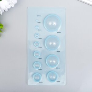 Линейка шаблон для квиллинга 18х9х2,5см Круги 1638708