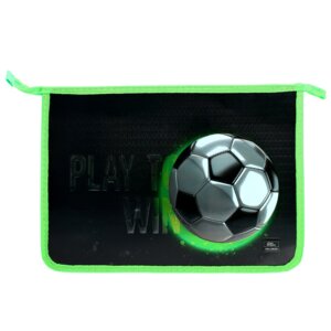 Папка для тетр на молнии А4 Мяч металлик лам 81Ш4 7506676