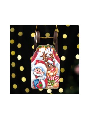 Украшение елочное Саночки №15 12,5х6см 9895860