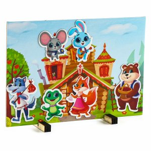 Магниты по мотивам русской народной сказки Теремок 10325541