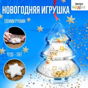 Эврики Набор для опытов Новогодняя игрушка своими руками Елочка 4940441
