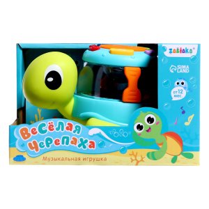 Музыкальная игрушка Веселая черепаха SL-06171 звук свет 9792132
