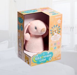 Музыкальная неваляшка Сказочные сны Зайчик звук свет SL-06848C 9930861