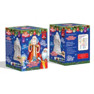 Фигурка для росписи Дед Мороз краски кисточка