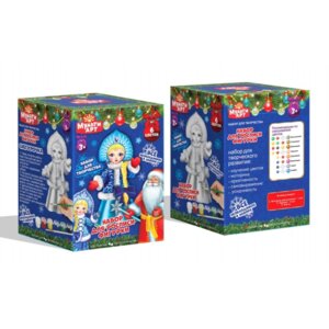 Фигурка для росписи Снегурочка краски кисточка