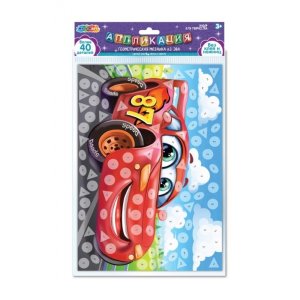 Увлекательная мягкая мозаикаТачки из эва 21х30 см 