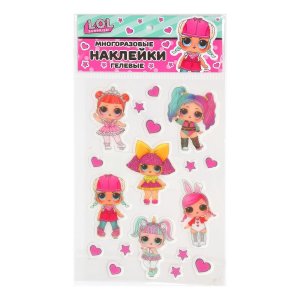 Наклейки гелевые ЛОЛ 396960 