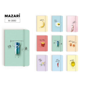 Блокнот  96л Линия SNACK 21х14,5см тонирован внутрен блок M-3880