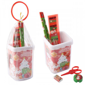 Набор канцелярский MERRY CHRISTMAS в комплекте подставка M-3420