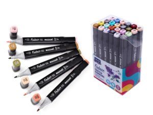 Набор маркеров для скетчинга 24цв FANTASIA 3-6.2мм M-15024-24