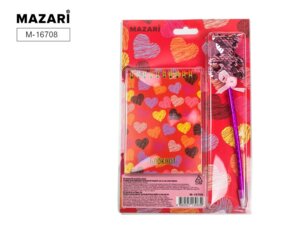 Блокнот  40л А6 +ручка офсет M-16708