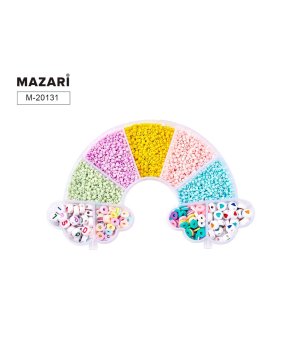 Набор бусин и бисера для творчества № 6 Радуга