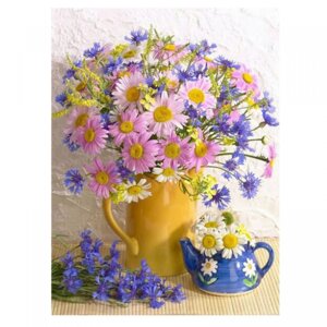 Алмазная мозаика Полевой букет 25х30 см M-11497